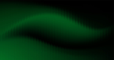 Obraz premium Abstract dark green vertical line pattern subtly blending with soft blurred gradients creates a mysterious digital background texture
