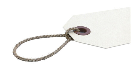 Blank Kraft Paper Tag with Rope