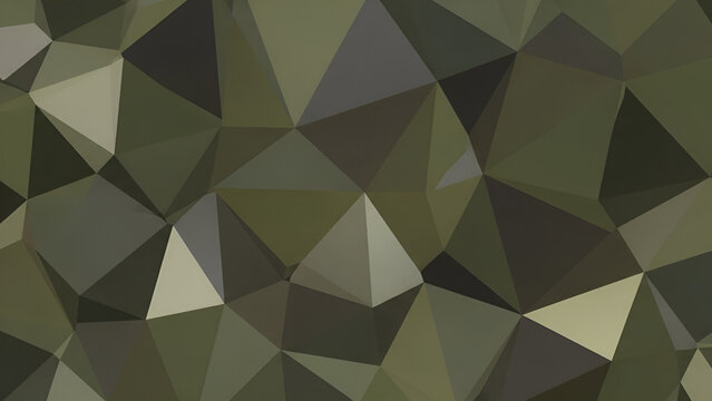 Modern olive green abstract geometric pattern background