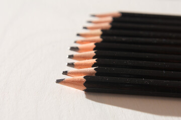 Fototapeta premium close up of pencils