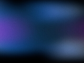 Obraz premium Abstrakter körniger Blau-Violett Farbverlauf – moderner Gradient Hintergrund mit Grain