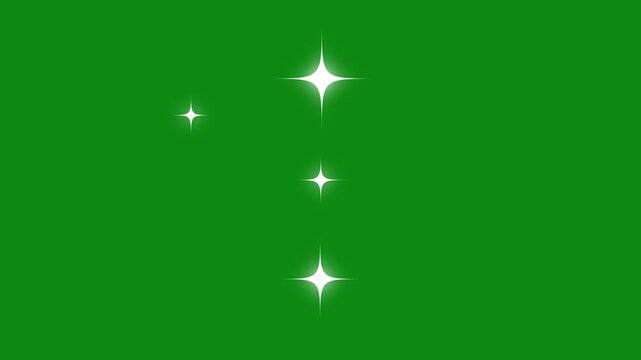 Fast twinkling stars vector animation blinking shining glitter sparkle background seamless loop for motion graphics projects in 4k video format