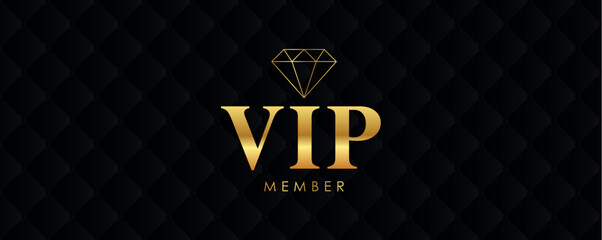 vip members only dark luxury abstract background vector illustration