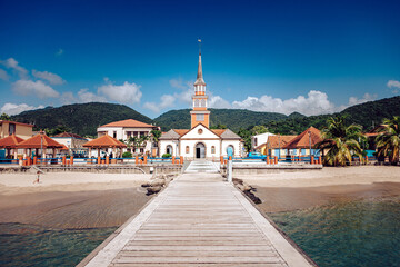 View Charming Church Steeple Rises