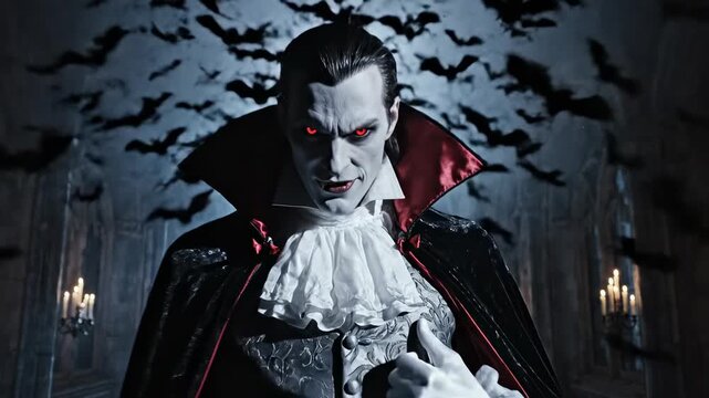 Draculas Castle - A Haunting Descent into Darkness and Vampire Lore.