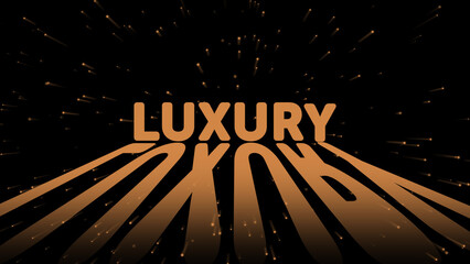 Poster Luxury 75 - Cinematic Elegant Gold Premium Film Movie Intro Trailer Fashion Branding Award Festival Gala Stylish Typography Text Animation Slideshow Presentation