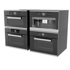 set of household appliances