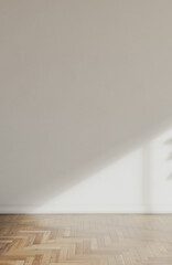 Naklejka premium Large luxury modern bright interiors Living room mockup illustration 3D rendering Digitally Generated Image