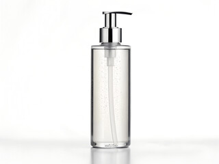 Moisturizer pump bottle mockup, isolated product
