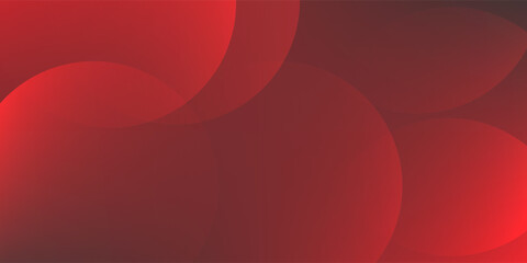 Obraz premium Abstract red background with circles. Applicable for gift card, Poster on wall poster template, EPS 10
