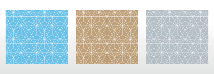 Set of abstract geometric patterns. Seamless vector backgrounds. Colored ornaments Graphic modern patterns Simple lattice graphic design