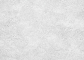 Gray white cement rough plaster wall texture background with subtle concrete surface details, neutral minimalist wallpaper pattern in horizontal A4 format.