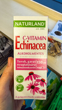 Echinacea-infused elixir promises immune fortification, perfect for wellness rituals or quirky herbalist celebrations September 5, 2025, Subotica, Serbia