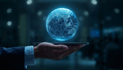 日本人戦略担当が地球ネットワークのHUDを提示