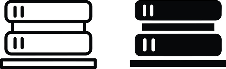 Obraz premium Server Room Equipment Symbols