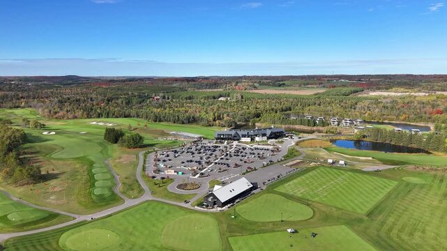 TPC Toronto At Osprey Valley Golf Course At Alton In Caledon, Ontario, Canada. PGA Canadian Open tournament will be played there.Home of Golf Canada.