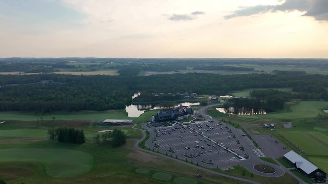 TPC Toronto At Osprey Valley Golf Course At Alton In Caledon, Ontario, Canada. PGA Canadian Open tournament will be played there.Home of Golf Canada.