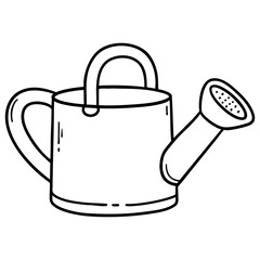 Watering Can Line Art