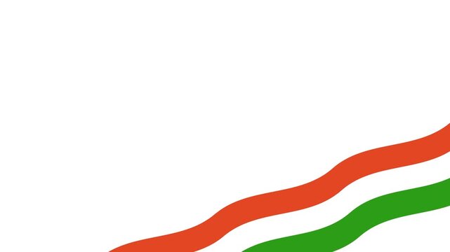 India flag colors Independence Day Republic Day background with copy space
