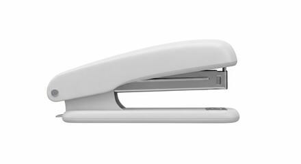 White Stapler Office Stationery Supply.