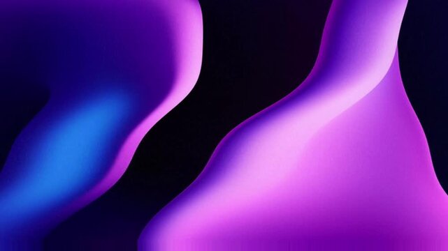 Purple Blue Gradient Mesh Motion Background. Vibrant purple and blue gradient mesh waves flow smoothly for a modern tech-inspired background.