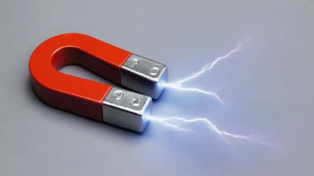 Magnetic magnet with electricity.