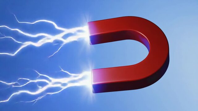 Magnetic magnet with electricity.