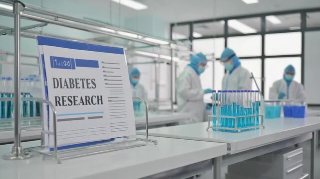 Diabetes research in the laboratory. Research.