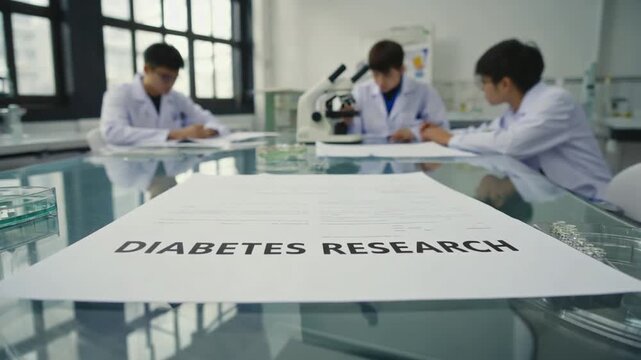 Diabetes research in the laboratory. Research.