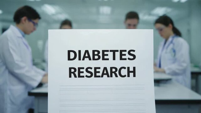 Diabetes research in the laboratory. Research.