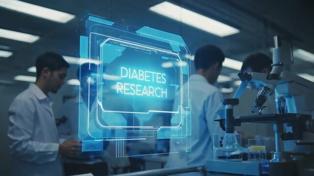 Diabetes research in the laboratory. Research.