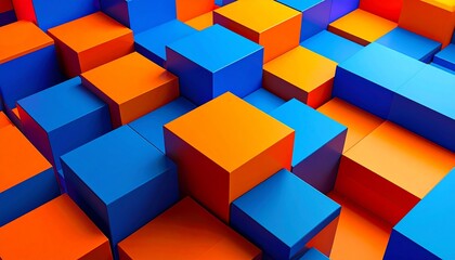 Obraz premium colorful cubes background