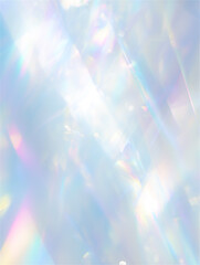 プリズムの光が交差する幻想的なクリスタル調の背景