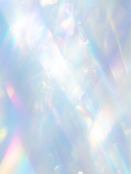 プリズムの光が交差する幻想的なクリスタル調の背景