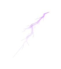 Obraz premium Purple, lightning, bright, energy, a clap of thunder creates an electrical storm. Neon electric lightning strike with glowing plasma branches and a soft aura. High-energy futuristic background.