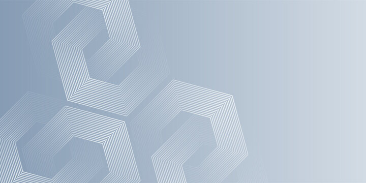 White abstract background with dynamic wavy hexagon texture. suitable for wallpaper art simple design