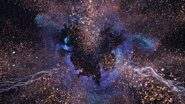 Cosmic Energy Burst - A Visual Symphony of Light and Power.