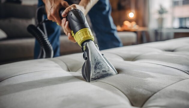 Professional Cleaning Service Revitalizing Home Sofa Upholstery for a Fresh and Hygienic Living Space