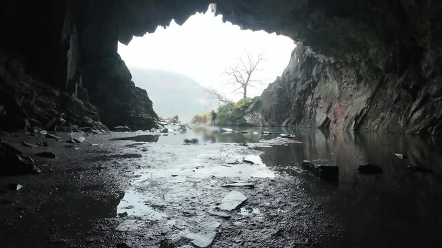 Rydal Cave Underground in Lake District