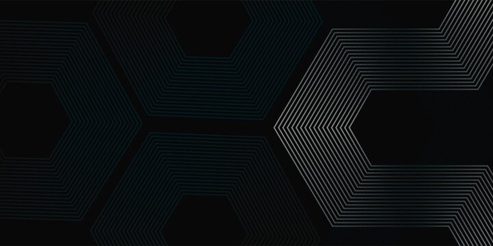 Black abstract background designb simple. Premium stripe texture for banner business backdrop. Dark horizontal template old simple art