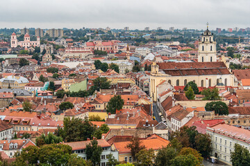 Obraz premium Landscape of Vilnius, Lithuania