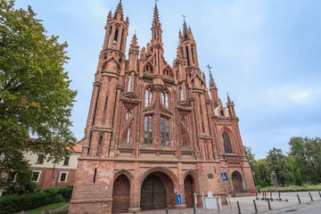Fototapeta premium The only remaining Late Gothic church in Lithuania