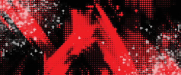 black white and red grunge texture background. vector illustration eps10