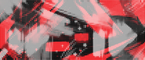 black white and red grunge texture background. vector illustration eps10