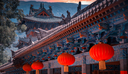 a lake in the forest on a summer evening