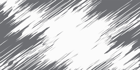 Obraz premium Textured grey paint splatters and brush strokes on a white background abstract grunge pattern black chalk