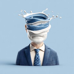 Comic style visual metaphor imagination flowing into dream state surreal transitions playful yet deep concept vibrant pop art colors, Realistic Photo