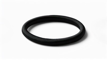 Sleek Black Silicone Ring - A Modern and Minimalist Accessory.