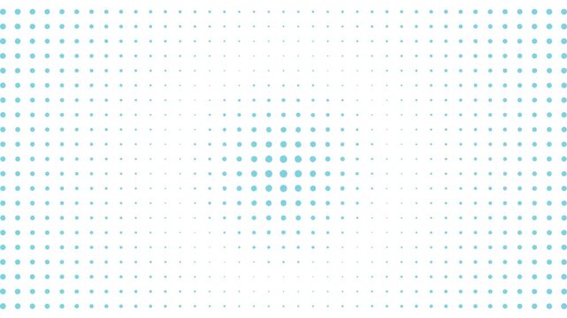  [4K] White Background with Soft Blue Dot Ripple Animation
