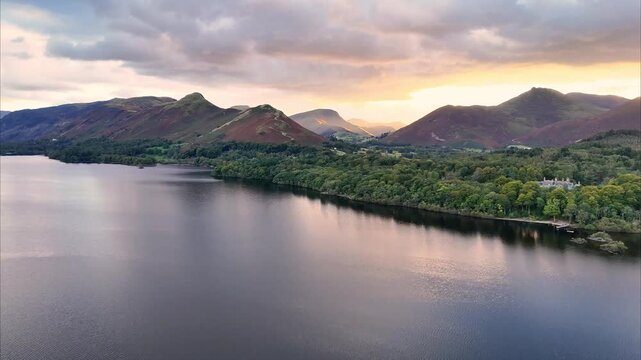 Derwentwater at Sunset